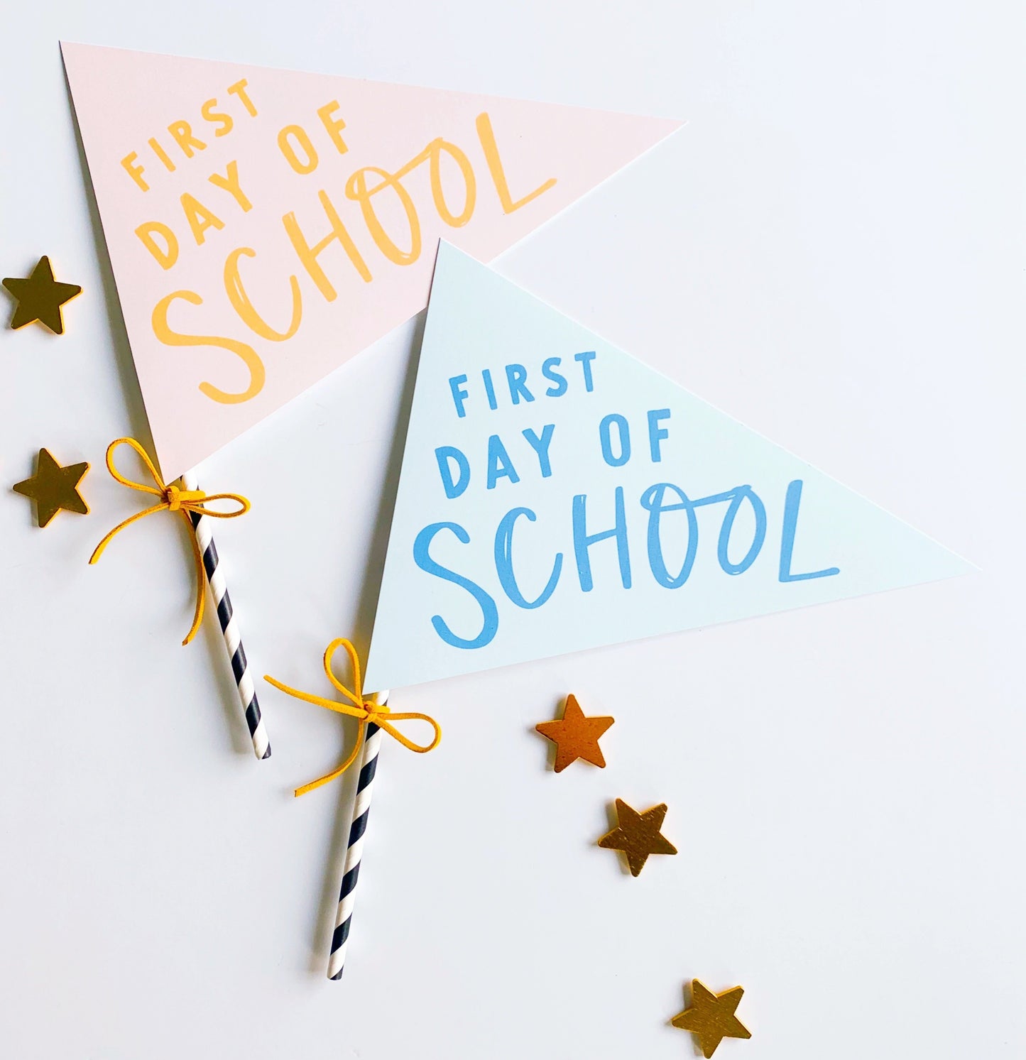 First Day of School Flags Download
